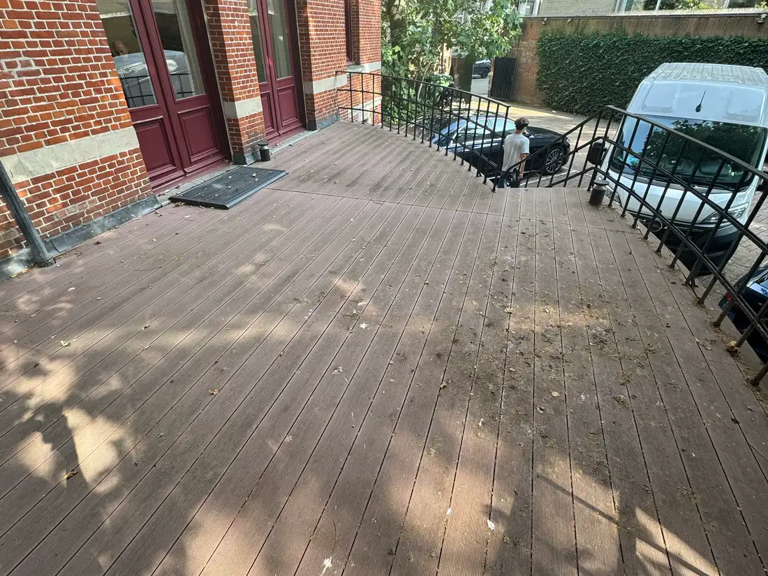 Terrasreiniging Antwerpen — voor